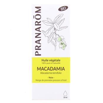 Huile Végétale Macadamia Bio 50ml Pranarôm