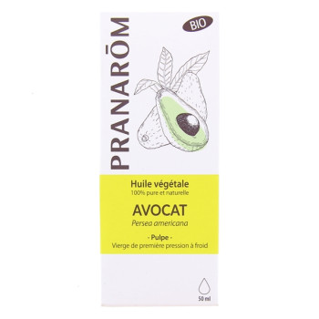 Huile Végétale Avocat Bio 50ml Pranarôm
