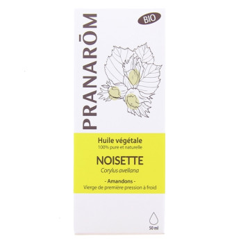 Huile Végétale Noisette Bio 50ml Pranarôm