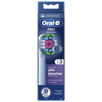 Oral-B Pro Brossettes 3D White x3