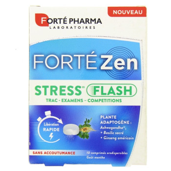 Forté Zen Stress Flash x10cpr orodispersibles menthe Forté Pharma