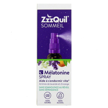 ZzzQuil Sommeil Mélatonine Spray 30ml