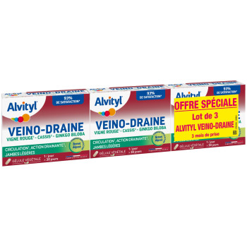 Veino-Draine 3x30 gélules végétales Alvityl