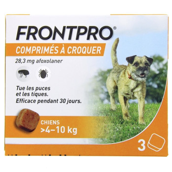 Frontpro Chiens M 4-10kg x3cpr à croquer