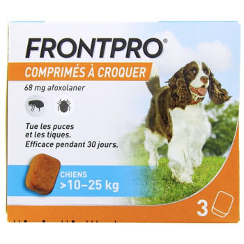 Frontpro Chiens L 10-25kg x3cpr à croquer