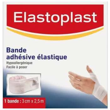 Bande Adhésive Élastique 3cmx2,5m Elastoplast