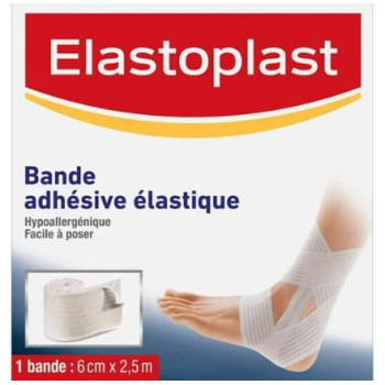 Bande Adhésive Élastique 6cmx2,5m Elastoplast