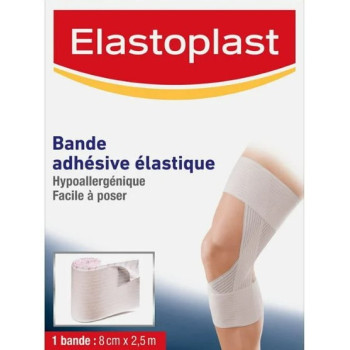 Bande Adhésive Élastique 8cmx2,5m Elastoplast