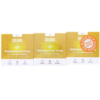 Léro Solaire Préparateur Antioxydant Peau 3x30 caps + 1 boîte offerte