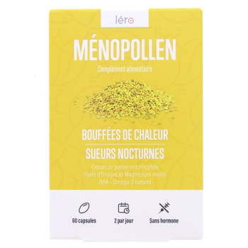 Léro Ménopollen Bouffées de chaleur x60 capsules