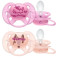 Sucettes Ultra Soft 6-18m x2 Rose Avent