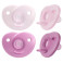Sucettes Soothie 0-6m x2 Rose Avent