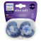 Sucettes Ultra Soft 6-18m x2 Beu Avent