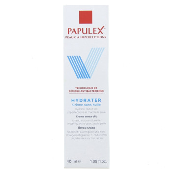 Papulex Hydrater Crème Sans Huile 40ml