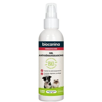 Gel Anti-démangeaisons Bio Chien & Chat 125ml Biocanina