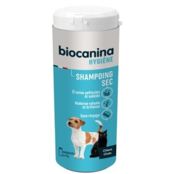 Shampoing Sec Chien & Chat 75g Biocanina