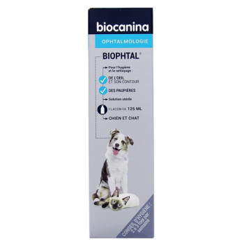 Biophtal Ophtalmologie Chien & Chat 125ml  Biocanina