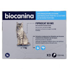 Fiprocat 50mg Spot-on Chats x3...