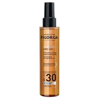 UV-Bronze Corps Huile Solaire Anti-âge SPF30 150ml Filorga