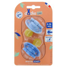 Sucettes rondes caoutchouc 6-36...