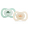 Sucettes Anatomiques Naissance 0-2 mois Bébé Tortue x2 Dodie