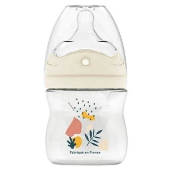 Biberon Tétine multi-perforée anti-coliques Débit 1 Nature Terracotta 150ml Dodie