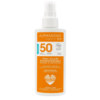 Lait solaire Bio SPF50 125g Alphanova