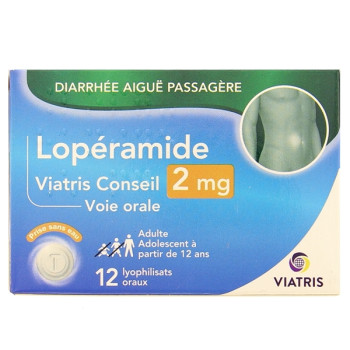 Lopéramide Viatris Conseil 2mg Lyophilisats Oraux x12