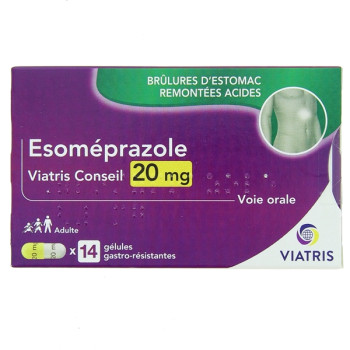 Esomeprazole 20mg x14 gélules Viatris