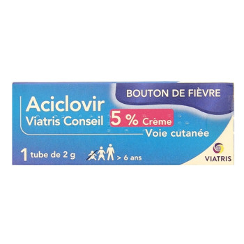 Aciclovir 5% Crème Tube 2g Viatris