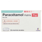 Paracétamol 1g x8cpr...