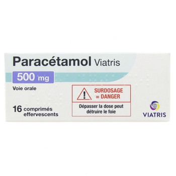 Paracétamol 500mg x16cpr effervescents Viatris