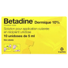 Betadine dermique 10% x10 unidoses