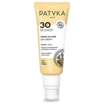 Crème Solaire Visage SPF30 Bio 40ml Patyka