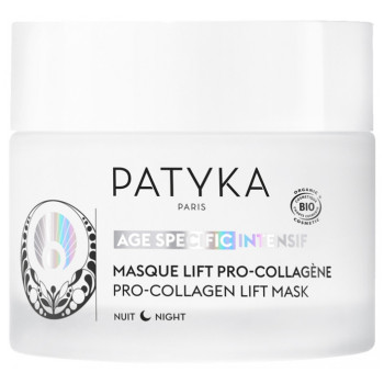 Age Specific Intensif Masque Lift Pro-Collagène Nuit Bio 50ml Patyka