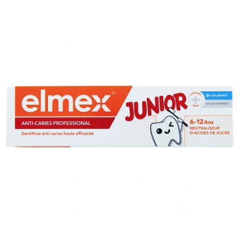 Anti-Caries Professional Dentifrice Junior 6-12 ans 75ml Elmex