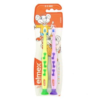 Brosse à Dents Débutant 0-3 ans x2 Elmex