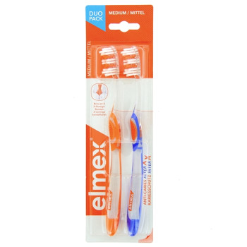 Anti-Caries InterX Brosse à Dents Medium x2 Elmex