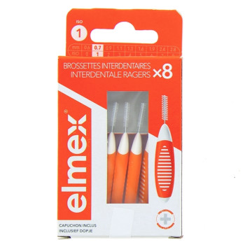 Brossettes Interdentaires 0,7mm (Taille 1) x8 Elmex