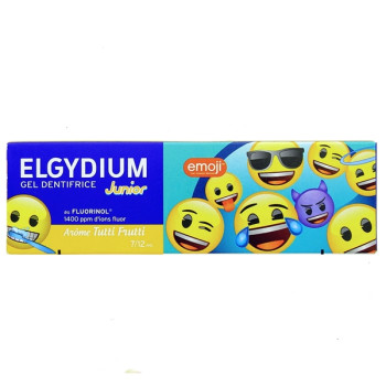 Dentifrice Junior 7-12 ans Emoji Tutti Frutti 50ml Elgydium