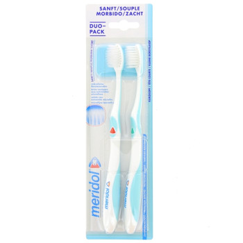 Brosse à dents Protection Gencives Souple x2 Méridol
