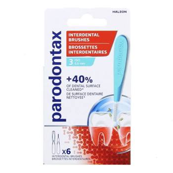Brossettes Interdentaires 0,6mm (Taille 3) x6 Parodontax