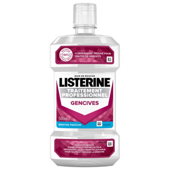 Listerine Traitement Professionnel Gencives Bain de Bouche 500ml