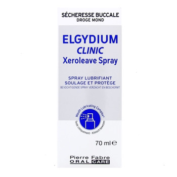 Elgydium Clinic Sécheresse Buccale Spray Lubrifiant 75ml