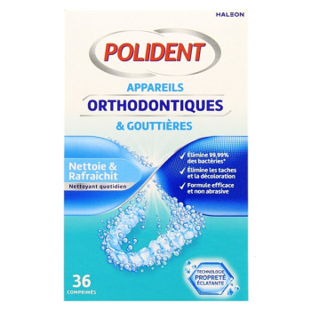 Polident Nettoyant Anti-Bactérien x72cpr