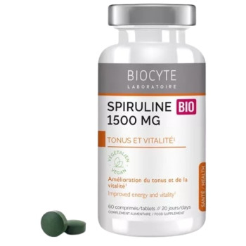 Biocyte Spiruline Bio 1500mg x60cpr