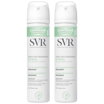 Spirial Spray Anti-transpirant Intense Déodorant 2x75ml SVR