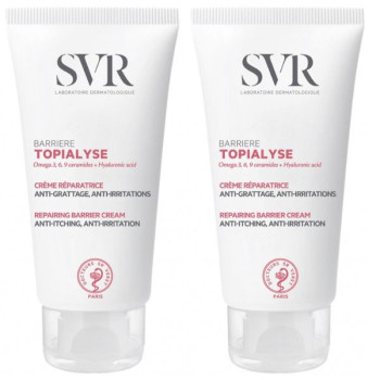 Topialyse Barrière Crème Réparatrice 2x50ml SVR