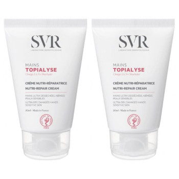 Topialyse Mains Crème Nutri-Réparatrice 2x50ml SVR