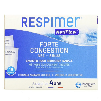 Respimer NetiFlow Sachets Irrigation Nasale x16